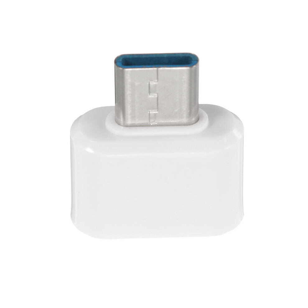 10Pcs Usb Otg Type-C Male To Usb Female Otg Data Adapter For Samsung S8 Xiaomi 6 Huawei M9 Macbook Color White 7082497850392