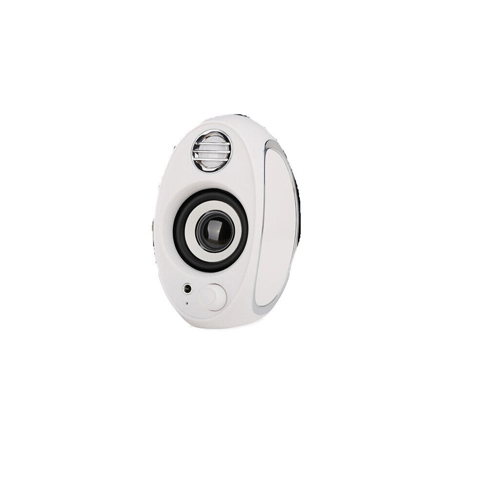 Dx18 Full Range 2.0 Subwoofer Portable Computer Speakers Mini Bass Pc Speaker Portable Music Dj Usb Soundar For Laptop Phone Tv White 7082497866539
