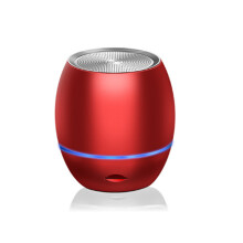 Tragbarer Mini-Support-Speicherkarte Bluetooth Wireless-Lautsprecher Mini Smart Audio Subwoofer-Rot
