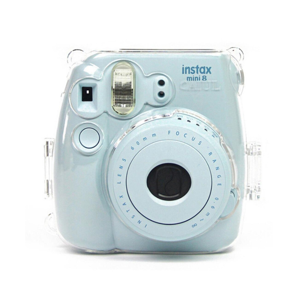 Crystal Camera Case With Adjustable Rainbow Shoulder Strap For Fujifilm Instax Mini 8 8+ 9 Instant Camera 3321831254231