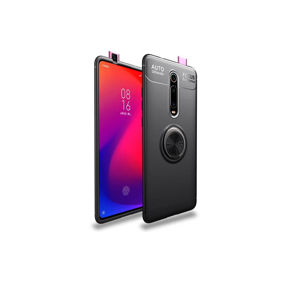 Shockproof Magnetic Adsorption Protective Case With Finger Ring Holder For Xiaomi Mi 9T / Xiaomi Mi9t Pro / Xiaomi Redmi K20 / K20 Pro Color Black 7082497852488