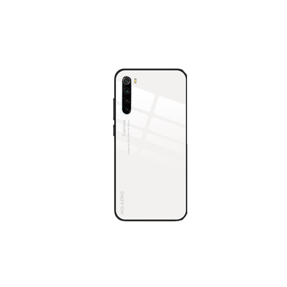 2Pcs For Xiaomi Redmi Note 8T Case Bakeey Gradient Color Shockproof Anti-Fingerprint Tempered Glass Protective Case 7082497856622