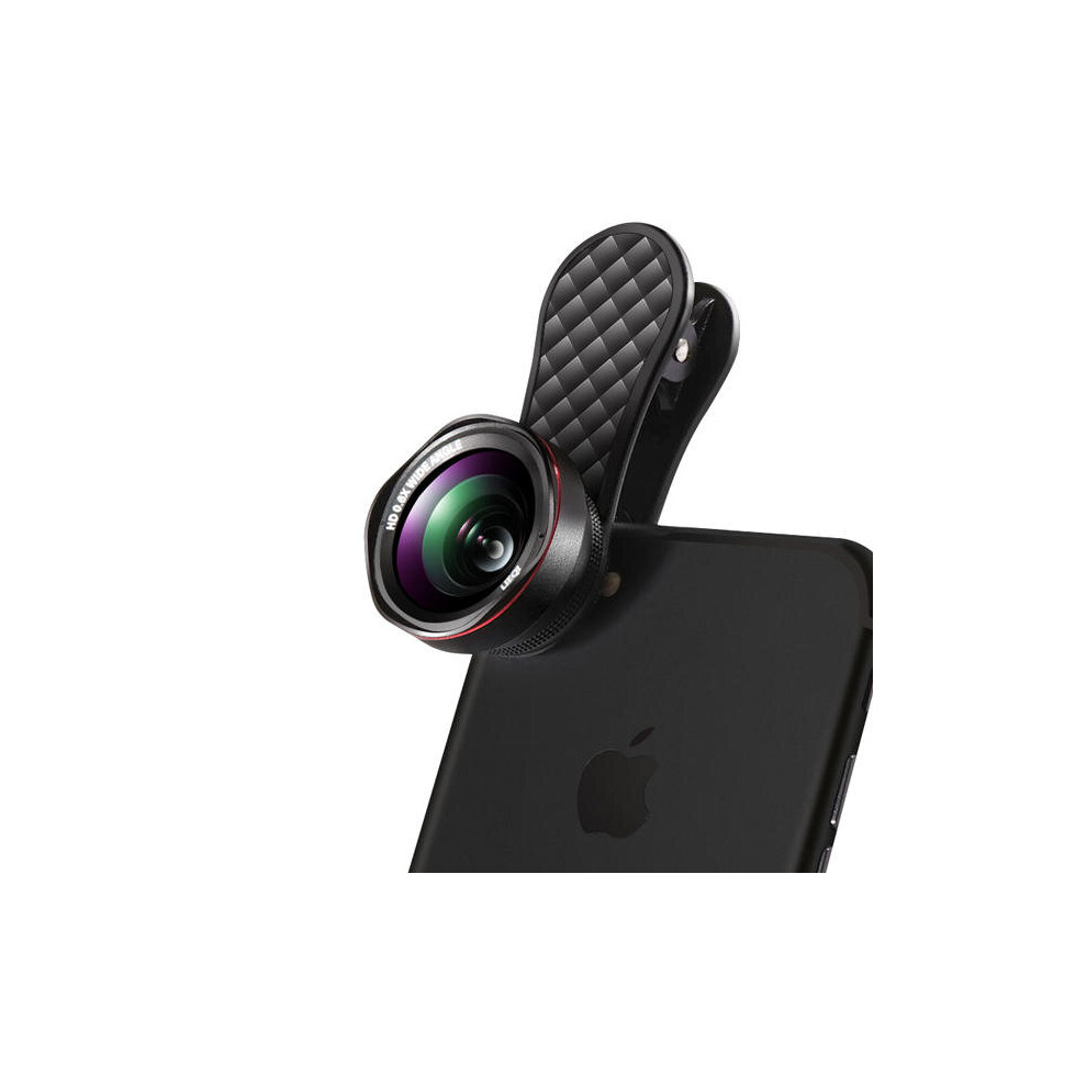 Lq-046 2 In 1 Phone Camera Lens Kit Wide Angle Lens And 15X Macro Lens For Smartphone Color Black 7082497863002