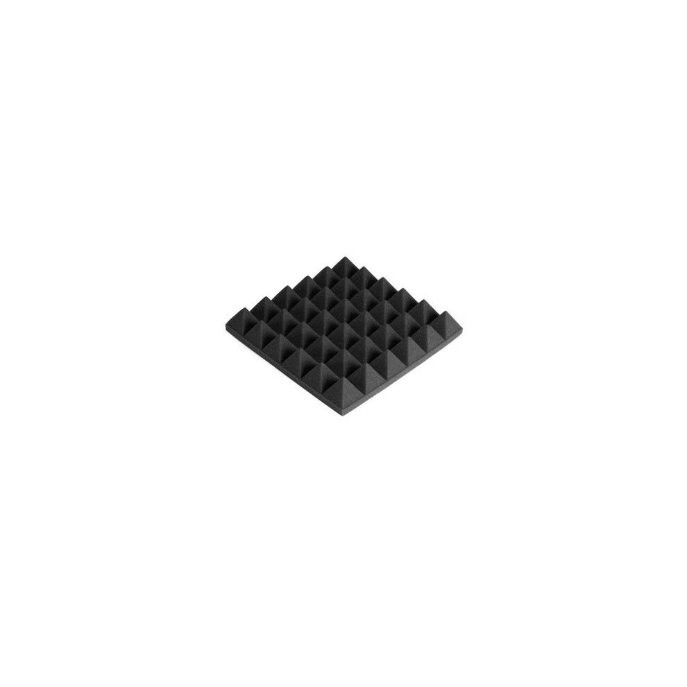 300X300x50mm Soundproofing Foam Studio Acoustic Foam Soundproof Absorption Treatment Panel Tile Polyurethane Foam Black Color 869692625942