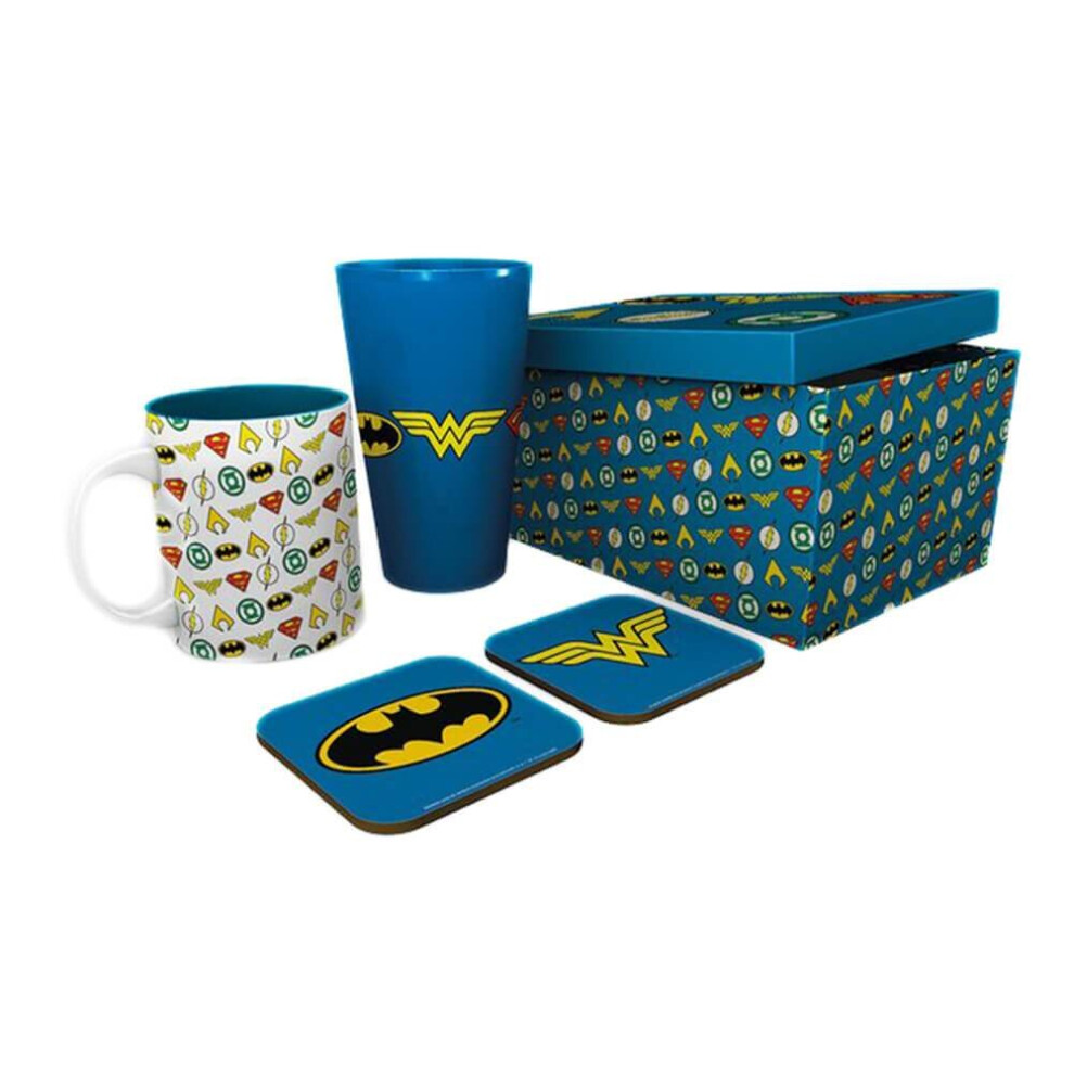 Dc Comics Justice League Icons Drinkware Gift Set