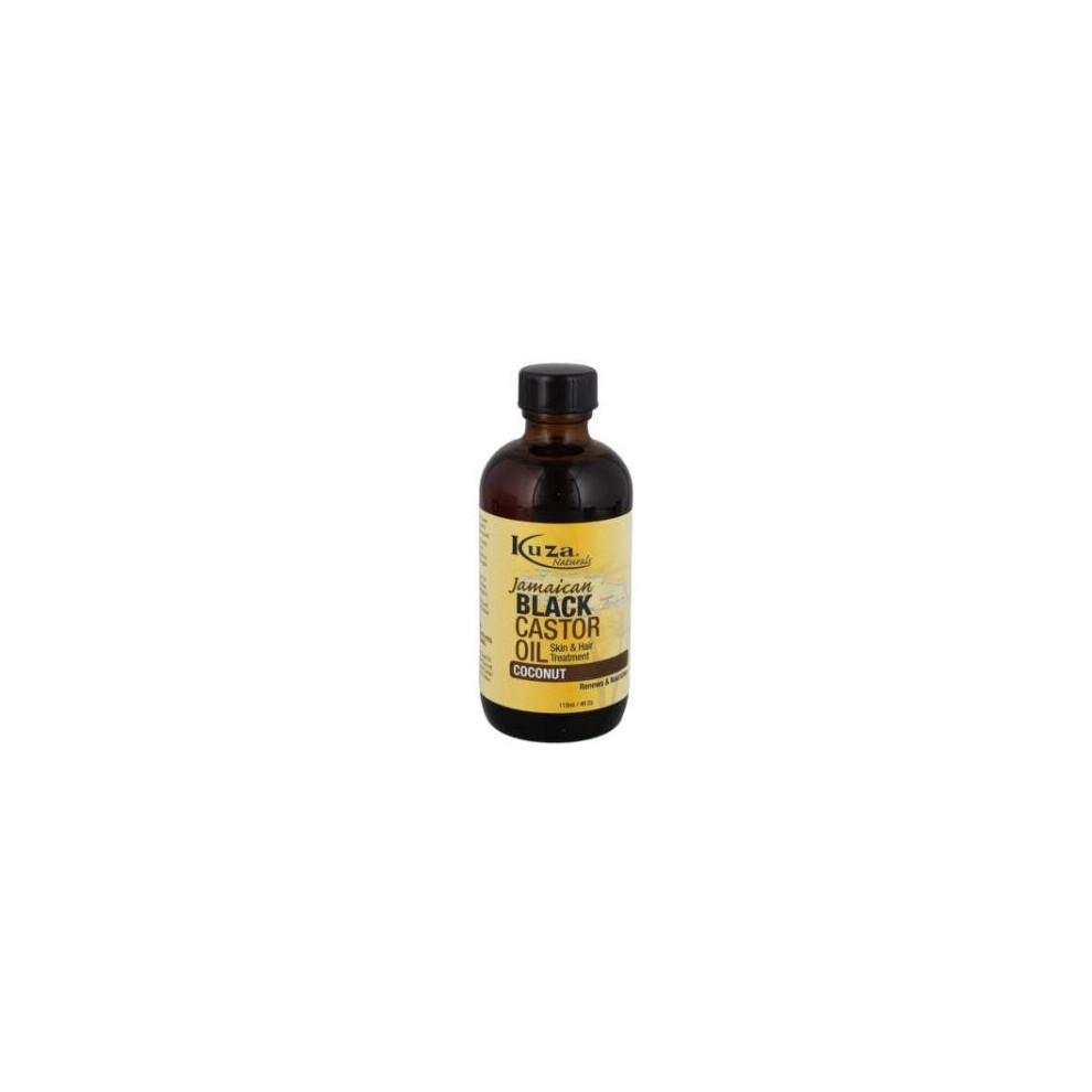 Kuza Black Jamaican Castor Oil Coconut 4Oz