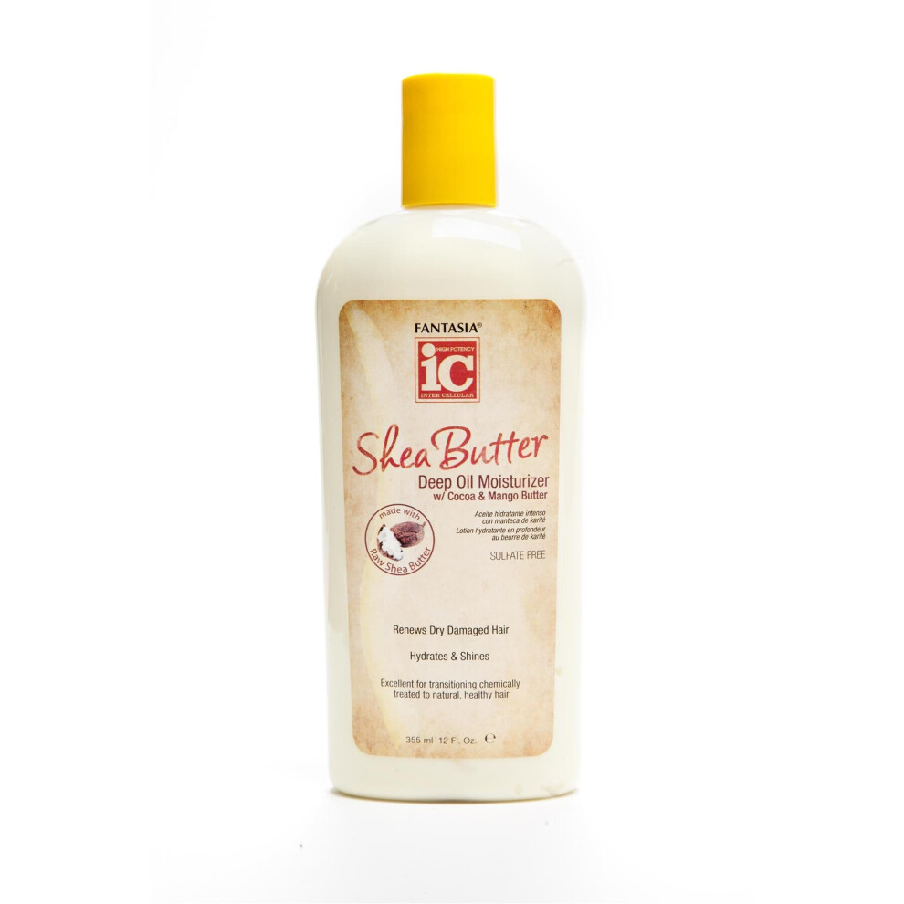 Fantasia Shea Butter Oil Moisturiser 355Ml