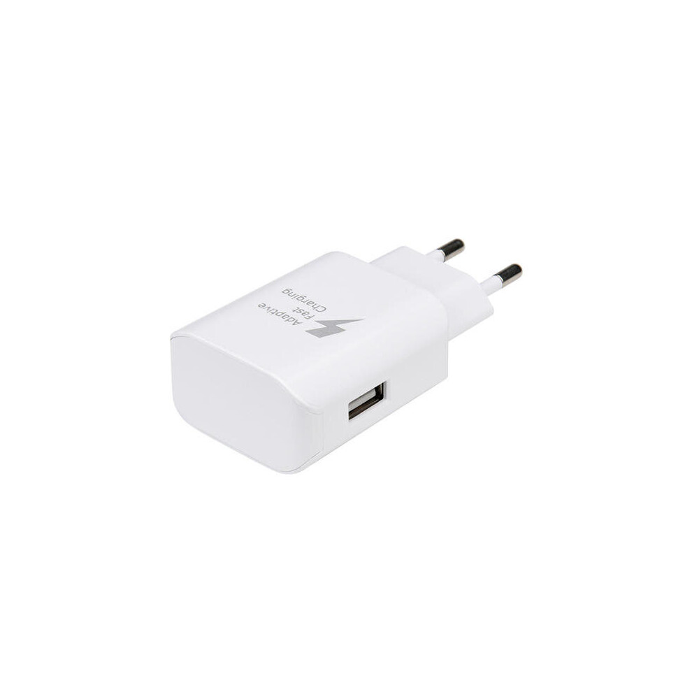 2Pcs Qc3.0 Usb Fast Charger Eu Plug For Note9 S9 Pocophone F1 Oneplus 6T Xiaomi Mi8 Huawei P20 7082497852174