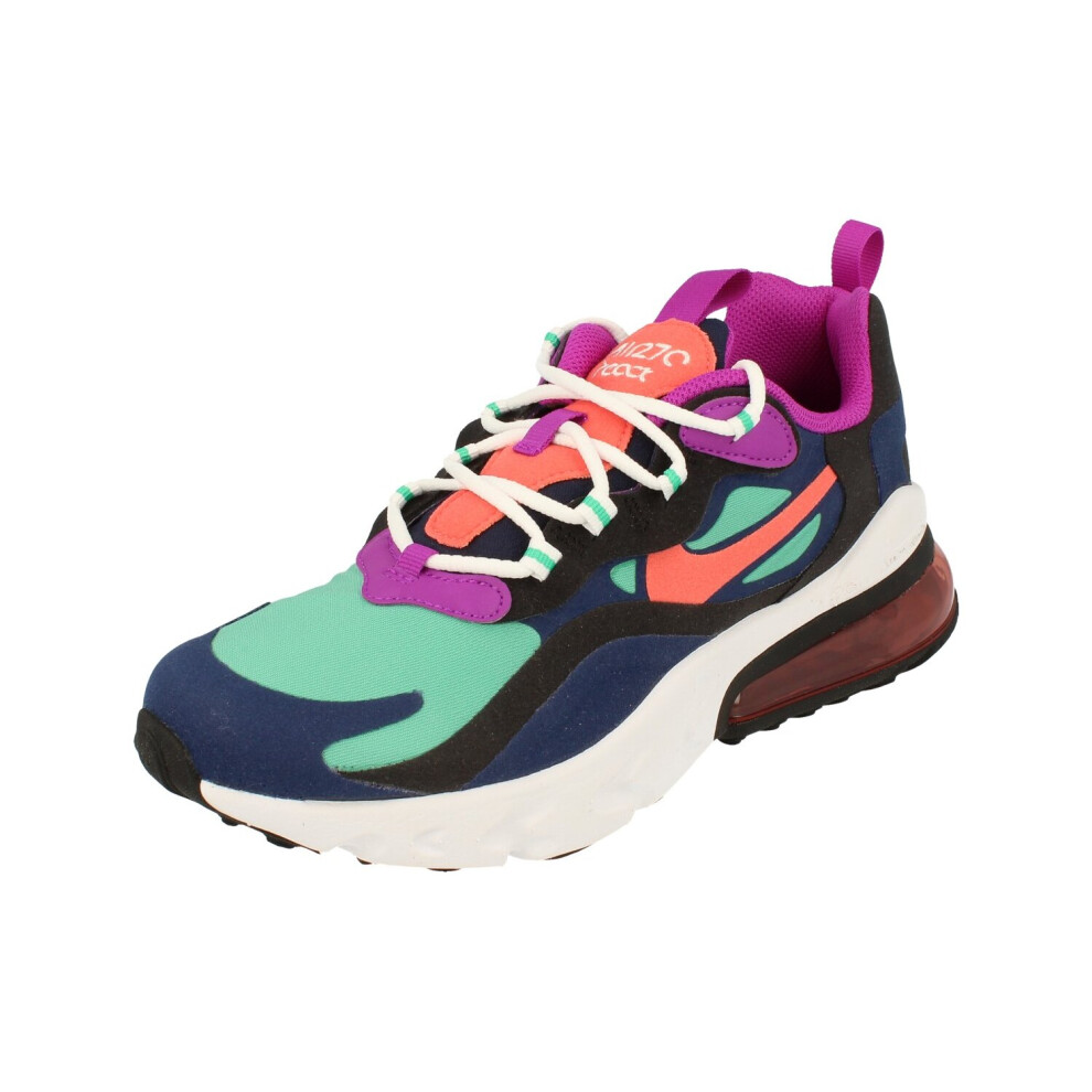 (6) Nike Air Max 270 React GS Running Trainers Bq0103 Sneakers Shoes