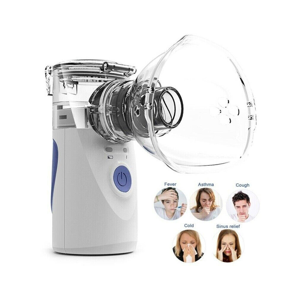 Portable Ultrasonic Atomizer Mini Handheld Inhaler Asthma Humidifier Nebulize