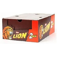 Lion Chocolate Bar 2 Pack (Duo) Pack of 28 Bars by Nestle