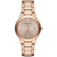 Burberry BU9034 Rosé Zifferblatt Roségold Damen Uhr