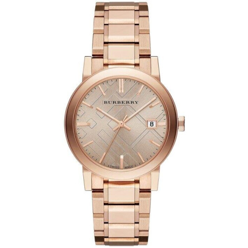 Burberry Burberry BU9034 Rose Dial Rose Gold-Tone γυναικείο ρολόι