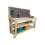 (4ft, Standard Legs) Wooden MDF Top Workbench With Pegboard And Double Shelf 1