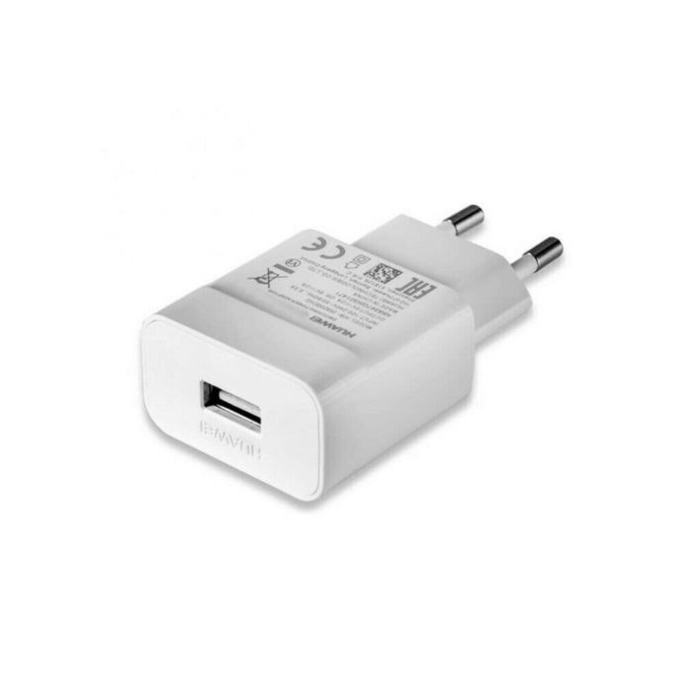 (Adapter Only) Genuine Huawei 2 Pin 2 Amp Mains Fast Charger HW-050200E00 And USB Type-C Data Cable HL-1289