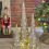 URBN Living (White with Glitter, 40cm) Christmas Tree Cones | LED Light Up Decoration 4