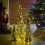 URBN Living (Silver with Glitter, 80cm) Christmas Tree Cones | LED Light Up Decoration 5