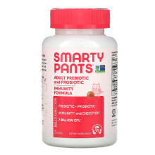 SmartyPants, Adult Prebiotic & Probiotic, Strawberry Creme, 60 Gummies