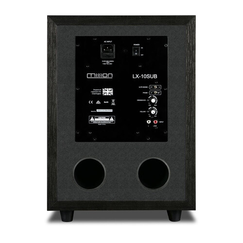 Mission LX-10 Subwoofer Black 2