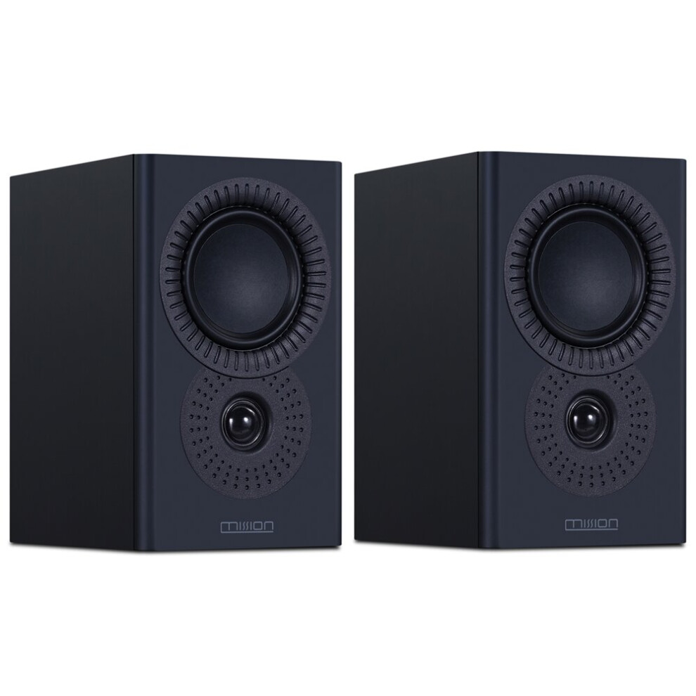 Mission LX-1 MKII Speakers Pair Bookshelf - Lux Black 2-Way Standmount Hi-Fi - Image 2