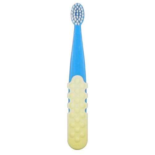 RADIUS, Totz Plus, 3 Years+, Extra Soft, Blue Yellow, 1 Toothbrush