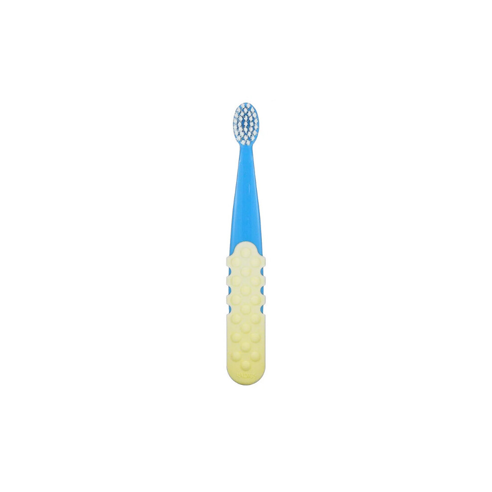 Radius , Totz Plus, 3 Years+, Extra Soft, Blue Yellow, 1 Toothbrush