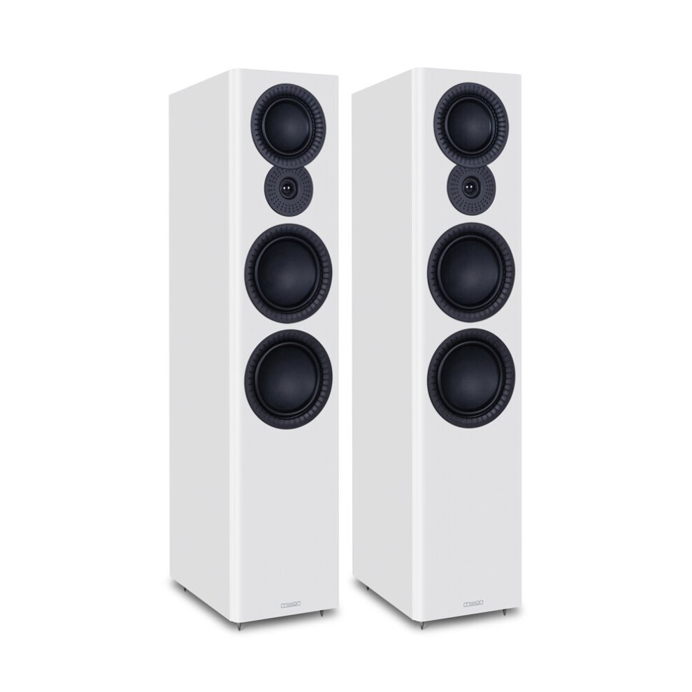 (White) Mission LX-6 MKII Floorstanding Speakers (Pair)