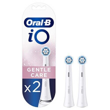 Oral-B iO Gentle Care Toothbrush Heads, Pack of 2 Counts
