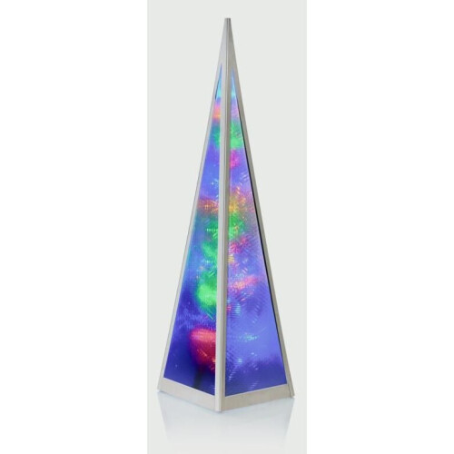 Premier Premier Holographic Pyramid Silver Frame 45cm Multi Coloured [LV192140M]