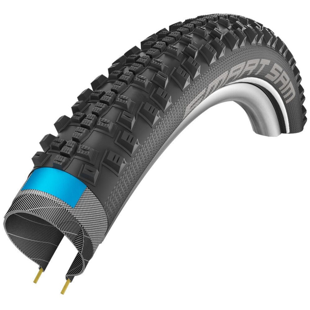 Schwalbe: Smart Sam Addix Performance -  Black Reflective - 700c 35c