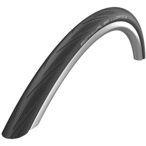 Schwalbe Unisex Voksen Lugano 2 Dæk, Sort, 28