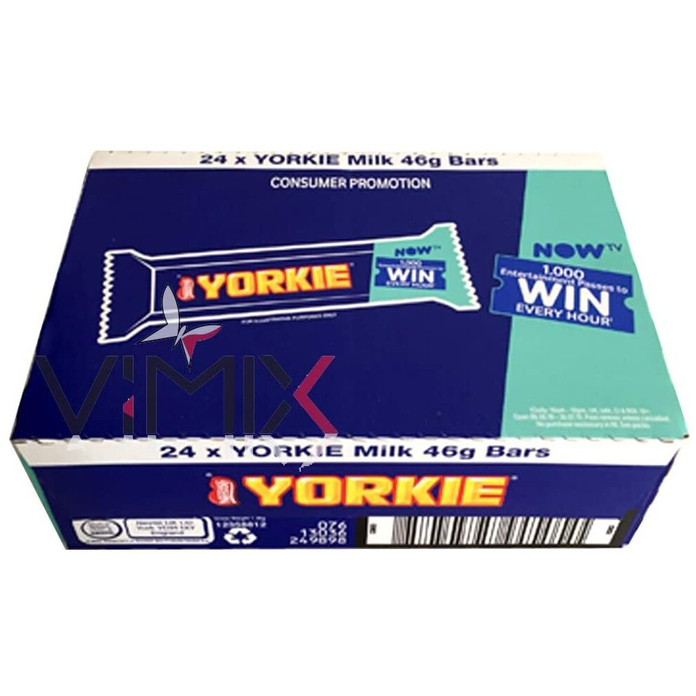 Nestle YORKIE Milk Full Box of 24 x 46 g Bars Original