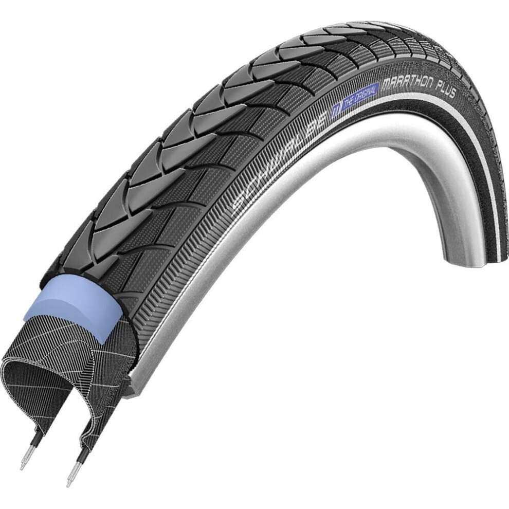 Schwalbe: Marathon Plus SmartGuard -  Black Reflective - 650c 1 5/8