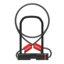Zefal: K-Traz U13 Combi U-Lock with Cable 230mm- -230MM