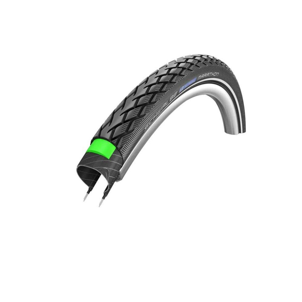 Schwalbe Black Schwalbe: Marathon Reflective - 26X1.75 Size 26
