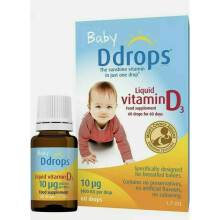 Ddrops, Bébé, Vitamine D3 Liquide, 400 UI, 90 Gouttes, 0.08 fl oz (2.5 ml)