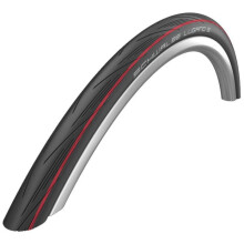 Fietsband Schwalbe Lugano II HS471 Active Line 700x25C Zwart Rood Tubetype