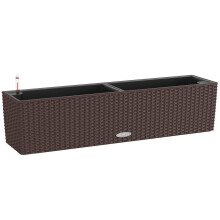 (Mocha, H19 L80 W19) LECHUZA Planter Decorative Flower Pot Flower Planter Indoor Home Planter Pot