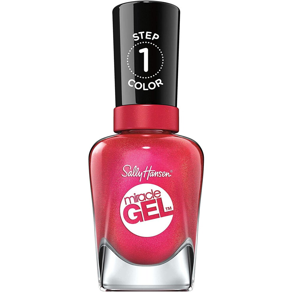 Sally Hansen Nail Polish Miracle Gel 14.7ml Red-y Set Run 446