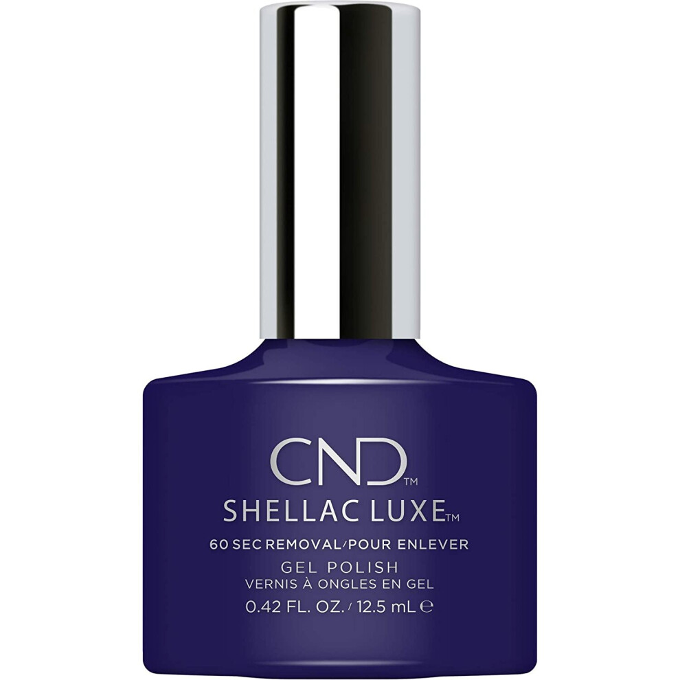 CND Shellac Luxe Gel Polish Eternal Midnight #254