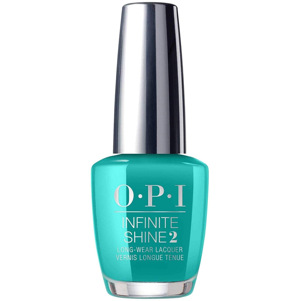 OPI Infinite Shine Nail Varnish Polish - Dance Party Teal Dawn