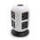 (Black ) 8Way Extension Lead Cable Protected Tower Socket 7