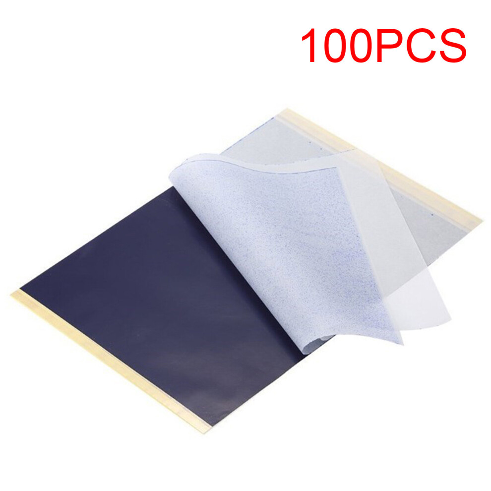 100 Sheets Manual Tattoo Paper Carbon/Copy Stencil Transfer Tracing
