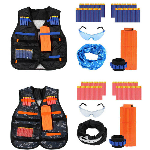 2Set Kids Tactical vest suit Kit Set For Toy Guns Series Outdoor Game