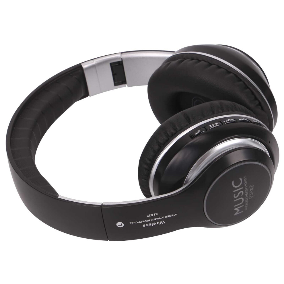 (Black) Bluetooth Wireless Headphones Over Ear Black 613310323594