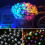 (Colorful) Flower Fairy Garden String 50LED Solar 1