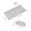 (Silver) Slim 2.4G Cordless Wireless Keyboard Mouse Set 2