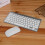 (Silver) Slim 2.4G Cordless Wireless Keyboard Mouse Set 1
