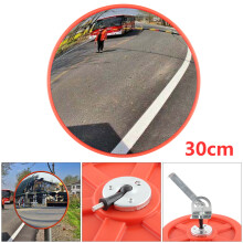 30cm Wide Angle Security Curved Convex Road Mirror Traffic Driveway