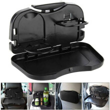 Folding Table Car Van Back Seat Storage Tidy Organiser Drink Food Holder Tray